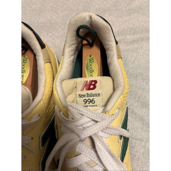 New Balance Size 12 996 U996TD Made USA Sulpher Forest Green - Picture 3 of 9